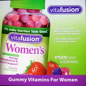 Vitafusion Damen Gummi Erwachsene Komplett Multivitamin 220 Gummies - Bild 1 von 6