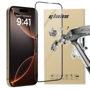 For Apple iPhone 16 Pro Max/16 Plus/16 Tempered Glass Screen Protector 9H Unlock - Picture 1 of 13