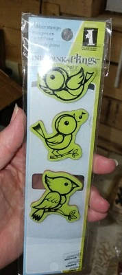 Летающие птицы, цепляние, инкадинкадо, неиспользованные, резиновые штампы, B9 - Изображение 1 из 3