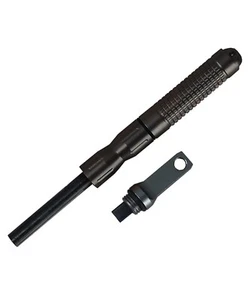 Black Elite Fire Starter Camping Survival Prepping Magnesium Flint - Picture 1 of 4