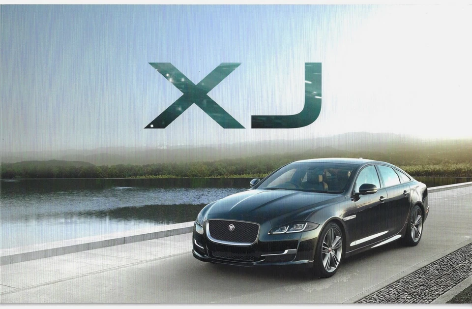 Jaguar XJ X351 2015-16 британский рынок продажи брошюра 3.0 V6 3.0D V6 5.0 V8 - Изображение 1 из 1