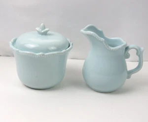 Bread n Butter "Lola" Milchkännchen und Zucker Set hellblau Tisch Cottagecore selten - Bild 1 von 5