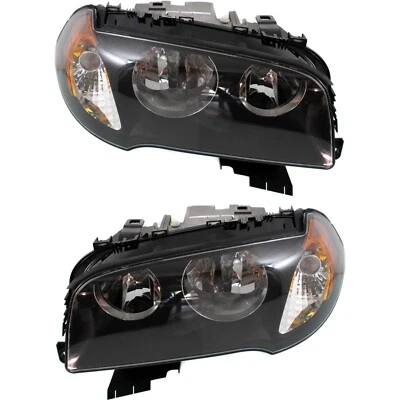 Set For 04-06 BMW X3 Left and Right With Bulb 2Pc Headlight  Foto 1 de 4