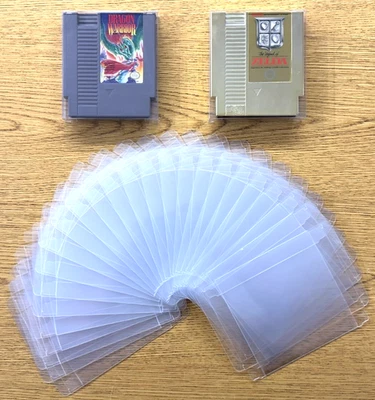 25 Cartuchos Protectores para Nintendo NES Carrito Juego Vitrina Transparente NUEVO Foto 1 de 3
