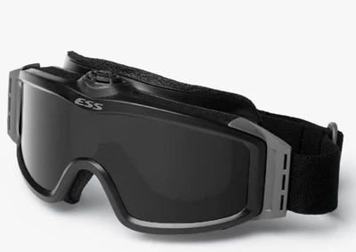 ESS BY OAKLEY TURBO FAN BLACK / CLEAR & GRAY 740-0132 ASIAN FIT PROFILE - Image 1 of 4