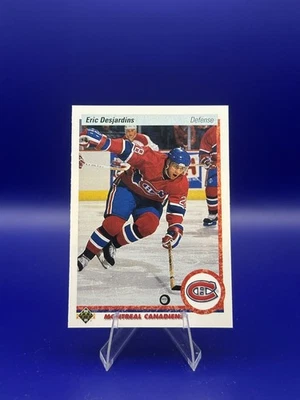 1990-91 Upper Deck French Eric Desjardins RC Montreal Canadiens #428  - Image 1 of 2