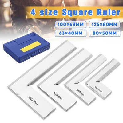 Machinist Edge Square Ruler Engineer Measuring Gadget Elements Suitbale - Image 1 of 3