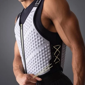 Herren OMORPHO Gewichtsweste G-Weste grau 10lbs Größe S/M Neu mit Etikett - Bild 1 von 5