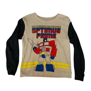 Transformers Optimus Prime Boys Kids Sweatshirt L 11-13 Multicolor Graphic Print - Picture 1 of 7