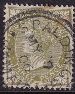 JAMAICA POSTMARK / CANCEL "SPALDINGS JAMAICA" 1906 - Bild 1 von 1