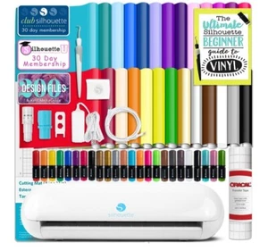 Silhouette Portrait 3 with Oracle 651 vinyl, Guides, Sketch Pens, and more.... - Picture 1 of 12