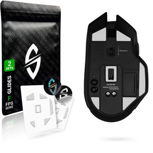 FPS Glides (2x) pour souris de jeu Razer Basilisk Ultimate, pieds de souris de rechange, patins - Photo 1/8