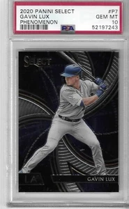 2020 Panini Select Phenomenon Gavin Lux #P-7 Rookie RC PSA 10 GEM MT - Picture 1 of 2