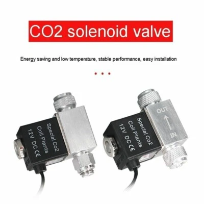 Electroválvula de dióxido de carbono medidor de descompresión de CO2 pecera tanque de hierba Foto 1 de 4