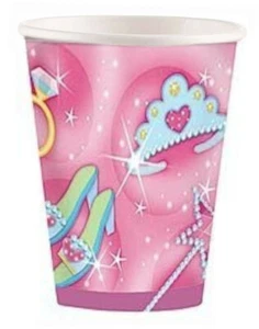 Amscan Paper Cups - Princess (8er Pack, 266ml) Mug Set Birthday - Picture 1 of 1