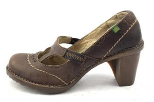 EL NATURALISTA DAMEN SCHUHE HALBSCHUHE PUMPS Gr:37 Uk:4 BRAUN - Bild 1 von 4