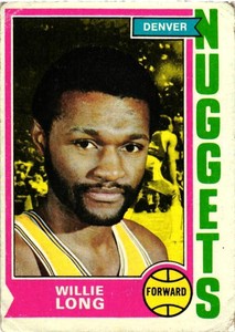 WILLIE LONG 1974-75 Topps Basketball #202  READ FOR $1 PROMO RULE  B17R4S21P25