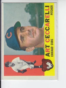 1960 Topps Art Ceccarelli Cubs #156 sehr guter Zustand OC - Bild 1 von 2