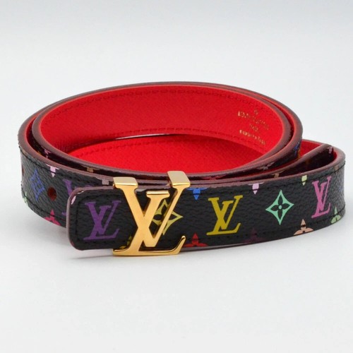 LOUIS VUITTON（LV） LOUIS VUITTON Monogramma Multicolore Mini Cintura Pelle Noir Autentica