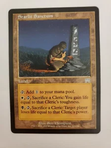 MTG Magic The Gathering Card Starlit Sanctum Land Onslaught - Picture 1 of 2