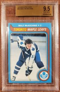 1979 O-Pee-Chee #68 Walt McKechnie Maple Leafs Hockey Card BVG 9.5 GEM MT POP 1