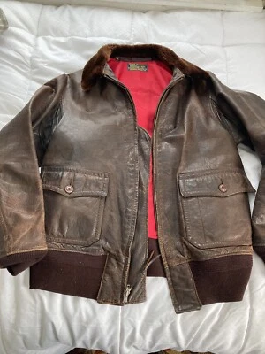 WWII NAVY FLIGHT JACKET M422A PRO-RESTORED ORIGINAL BOMBER G1 GORDON & FERGUSON - Image 1 of 4