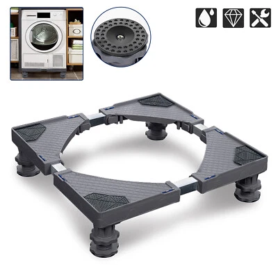 Waschmaschinen-Untergestell Trockner Unterbau Kühlschrank Podest Einstellbar - Bild 1 von 4