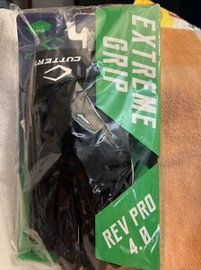Guanti ricevitore Cutters Adult Rev Pro 4.0 Extreme Grip tinta unita nero taglia large - Foto 1 di 5