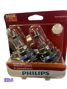 Philips Lighting Pack of 2 9004 X-tremeVision Upgrade Headlight Bulbs HB1 - Bild 1 von 1