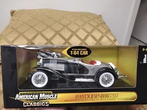 ERTL AMERICAN MUSCLE CLASSICS 1935 DUESENBERG SSJ 1/18 & 1/64 DIECAST 32879 (NIB - Picture 1 of 5