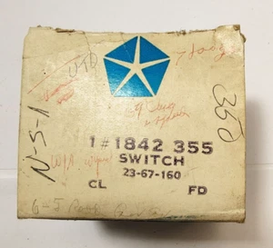 1959 Chrysler 300 New Yorker Windsor Variable Speed Wiper Switch NOS 1842352 - Picture 1 of 5