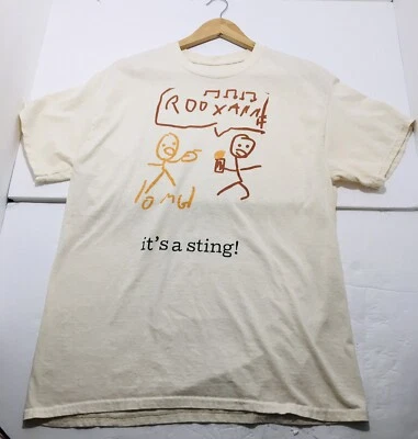 Vintage 1980's It's A Sting Roxanne Rooxanne Boot T-Shirt Size M Rare  - Image 1 of 4