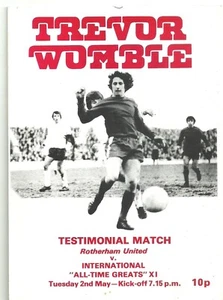 1978 Rotherham United v International Greats - Trevor Womble Testimonial - Picture 1 of 1