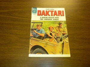 DAKTARI #3 Dell Comics 1968 jungle tv - Picture 1 of 3