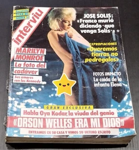 Intervista rivista, n. 494, novembre 1985, Marilyn Monroe, la foto del cadavere - Foto 1 di 1