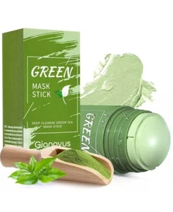 Green Tea Oil Control Clean Solid Mask Stick Deep Cleanse & Moisturize 3-Pack - Picture 1 of 5