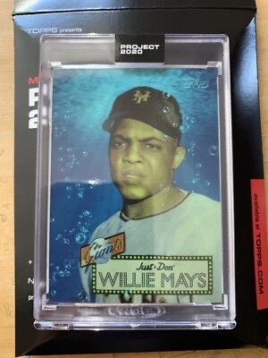 Topps Willie Mays Project 2020 #128 by Don C - Image 1 of 2