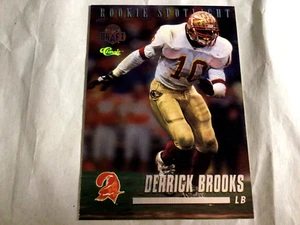 1995 draft DERRICK BROOKS MINT classic rookie spotlight - Picture 1 of 2