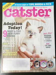 CATSTER Cat Magazine May June 2022 Pet Insurance Cat Tree Hacks Adoption - Picture 1 of 2