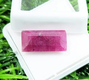 7.50 Ct Certified Natural Red Ruby Madagascar Emerald Cut Loose Gemstones - Picture 1 of 4