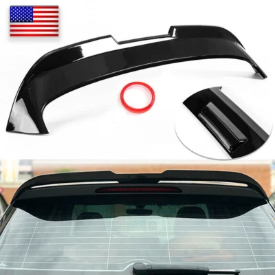 Gloss Black Rear Window Roof Spoiler Wing Lip For VW Golf7 MK7 GTI GTD 2014~20 - Image 1 of 4