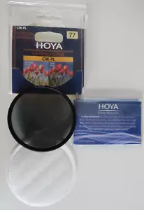 Genuine HOYA 77mm CIR-PL Slim Frame Filter - Picture 1 of 4