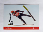 original Autogrammkarte Skispringen Karl Geiger