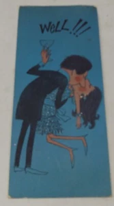 Happy Anniversary formeller Kuss Glitzer Norcross gebraucht Vintage Grußkarte Studio N - Bild 1 von 3