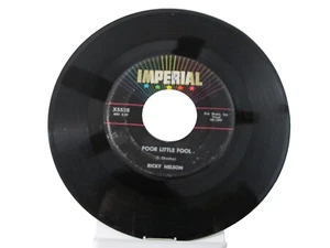 45 RECORD - RICKY NELSON - POOR LITTLE FOOL - Picture 1 of 1