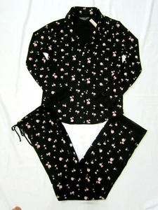 Victoria Secret SLEEPOVER LIGHTWEIGHT Supersoft Modal SHIRT PANT PAJAMAS SET L - Picture 1 of 6