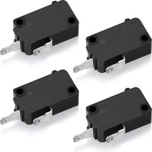 4 Pieces Microwave Oven Door Switches KW3AT-16 Switches Replacement Parts Com... - Picture 1 of 7