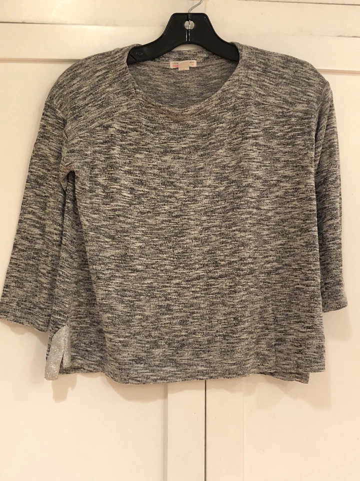 Crewcuts 女孩柔软粘纤混纺日常套衫毛衣,尺寸 10 二手状况完好 — 第 1/4 张图片