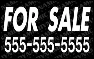 FOR SALE Custom Sticker your phone number vinyl window decal car truck property - Picture 1 of 5