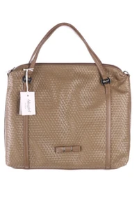 Borsa a mano BLUGIRL Blumarine applicazione logo talpa marrone 342003 NUOVA#1642 - Foto 1 di 5